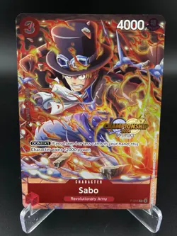 Sabo (CS 2024 Event Pack) P-044 One Piece Promotion Cards One Piece Foil NM - Image 1