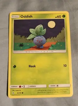Pokemon TCG Oddish 6/214 Sm-Unbroken Bonds Regular NM Card - Image 1