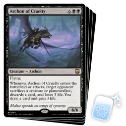 ARCHON OF CRUELTY X4 Modern Horizons 3: Commander Magic MTG MINT CARD - Image 1