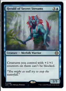 Herald of Secret Streams 158 Commander: The Lost Caverns of Ixalan MTG LP - Image 1