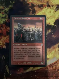 1x Dwarven Recruiter MTG Odyssey Uncommon Nonfoil NM - Image 1