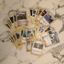 100+ Pokemon Trainer Card Lot Supporters Items Stadiums Ultra Ball Choice Band - Image 1