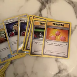 100+ Pokemon Trainer Card Lot Supporters Items Stadiums Ultra Ball Choice Band - Image 3