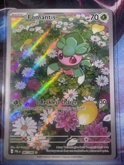 Pokemon Fomantis 085/084 Pitch Black Illustration Rare IR NM - Image 1