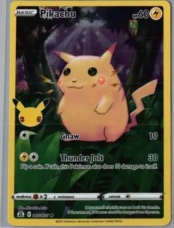 Pikachu 005/025 Holo Rare Celebrations Pokemon Near Mint - Image 1