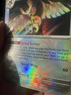 Master Ball Noctowl Pattern 078/131 Sv: Prismatic Evolutions Holo Rare NM EN - Image 3