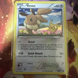 The Pokemon Company Pokemon TCG Eevee Black & White Black Star Promo Holo BW97 - Image 1