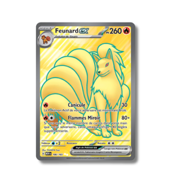 Carte Pokemon Francaise - Feunard EX 186/165 - EV 3.5 151 - Image 1