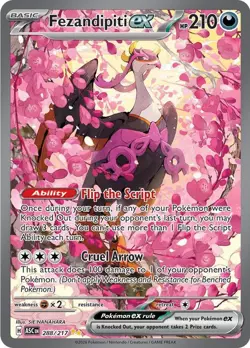 Holofoil - Fezandipiti ex - 288/217 - 288/217 / NM / English Pokemon TCG - Image 1