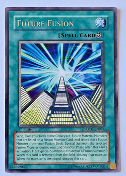 YuGiOh TCG: Future Fusion POTD-EN044 1st Edition Rare MP - Image 1