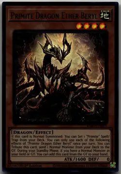 Primite Dragon Ether Beryl (Ultra Rare) Ultra Rare Rarity Collection 5 RA05-EN03 - Image 1