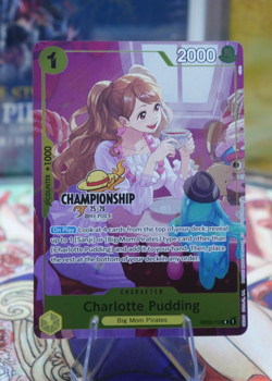 Charlotte Pudding OP03-112 Championship 25-26 Celebration Pack One Piece TCG PRO - Image 1