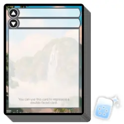 10 pcs HELPER CARD (001) Modern Horizons 3 Magic MTG MINT CARD - Image 1