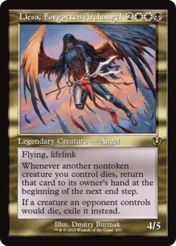 Liesa, Forgotten Archangel (Retro Frame) -Foil Near Mint MTG - Image 1