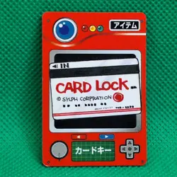 Silph Card Key Bandai Carddass Zukan Chip Shooter 2 Vending Pokemon Mini Card LP - Image 1