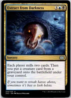 Magic the Gathering Extract from Darkness Double Masters 2022 MTG Free Shipping! - Image 1