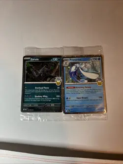 Pokemon Pitch Black Release Promos: Zarude (GameStop) & Primarina (B&N) *Sealed* - Image 1