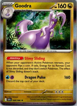 Goodra (Non-Holo) 068/086 Uncommon Deck Exclusives Pokemon Near Mint - Image 1