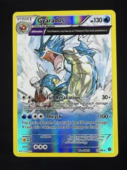 Pokemon Gyarados (21) Reverse Holo Holo Rare XY - Ancient Origins 21/98 - Image 1
