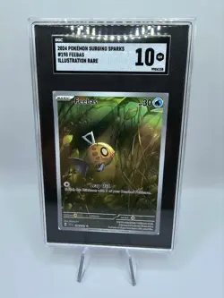 Pokemon Feebas 198/191 Illustration Rare Surging Sparks SGC 10 GEM MINT - Image 3