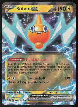 Rotom ex 029/094 Double Rare Phantasmal Flames Pokemon Holo Near Mint - Image 1