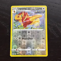 Lopunny 213/264 Pokemon Fusion Strike Sword & Shield Reverse Holo Uncommon NM - Image 1
