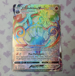 The Pokemon Company Chandelure VMAX 265/264 Fusion Strike Secret Rare Holo Eng - Image 1