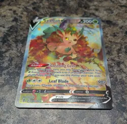 Pokemon TCG Evolving Skies Leafeon Alt Art NM #167 - Image 3