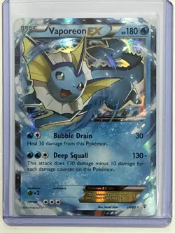 Pokemon TCG - Vaporeon Ex - Generations - 24/83 - Holo - LP/NM - Image 1