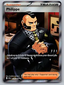 Philippe 110/086 Holo Ultra Rare Chaos Rising Pokemon Near Mint - Image 1