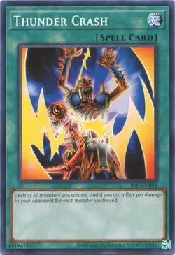 1x Thunder Crash - Unlimited NM Eng YuGiOh - IOC 25th - Image 1