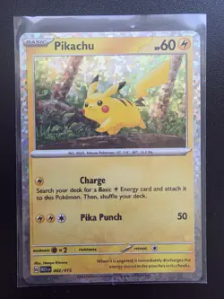 Pikachu 002/015 Holo Promo McDonald's Promos 2024 Pokemon NM - Image 1