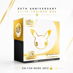 Pokemon Center 30th Anniversary ETB Elite Trainer Box New Sealed PRESALE - Image 1