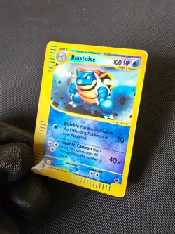 Pokemon Card - Blastoise - Expedition Base Set - Reverse Holo Rare - 36/165 - MP - Image 3