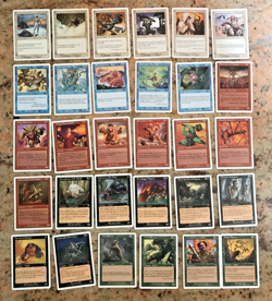Mtg Lotto 30 7th EDIZIONE ITALIANO Carte Magic The Gathering 2001 COME NUOVE - Image 1