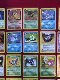 Team Rocket Pokemon Cards X47 Good-Excellent Condition Vintage (P26) - Image 3