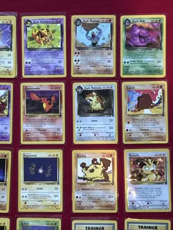 Team Rocket Pokemon Cards X47 Good-Excellent Condition Vintage (P26) - Image 5
