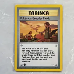 Pokemon 1st Edition Pokemon Breeder Fields 62/64 Neo Revelation WotC Vintage - Image 1