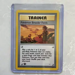 Pokemon 1st Edition Pokemon Breeder Fields 62/64 Neo Revelation WotC Vintage - Image 3