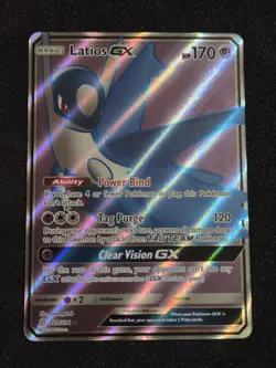 Unified Minds Latios GX Full Art Pokemon Card 223/236 Near Mint Condition Holo - Image 1