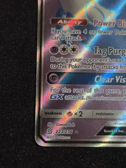 Unified Minds Latios GX Full Art Pokemon Card 223/236 Near Mint Condition Holo - Image 4
