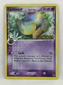 Cyndaquil (Delta Species) 45/101 Dragon Frontiers Reverse Holo MP - Image 1