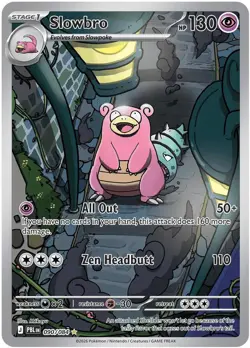 Slowbro 090/084 Illustration Rare Pitch Black Pokemon Holo Near Mint - Image 1