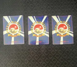 Entei Raikou Suicune Neo Revelation NM Holo Japanese Pokemon Card 2000 Gold Star - Image 2
