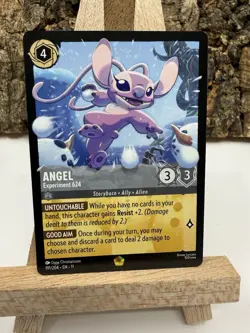 Disney Lorcana Winterspell 191/204 Angel Experiment 624 Legendary - Image 1