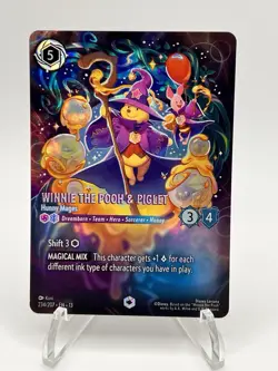 Disney Lorcana Winnie the Pooh & Piglet - Hunny Mages 234/207 Enchanted Foil EN - Image 1