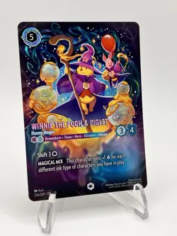 Disney Lorcana Winnie the Pooh & Piglet - Hunny Mages 234/207 Enchanted Foil EN - Image 3