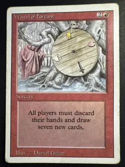 Magic The Gathering Wheel of Fortune HP Condition See Photos - Image 1