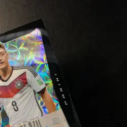 2026 Panini Prizm FIFA World Cup 2012 Throwback Auto Mesut Ozil Black Choice 1/1 - Image 4