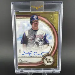 JIM EDMONDS 2025 TOPPS FIVE STAR AUTO /99 #FSA-JE ANGELS - Image 1
